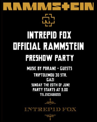 Rammstein Warm up Party