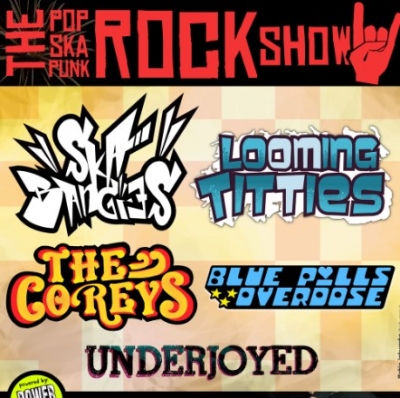 Looming Titties – Ska Bangies – The Coreys – Blue Pills Overdose Live στο Κοο-Κοο