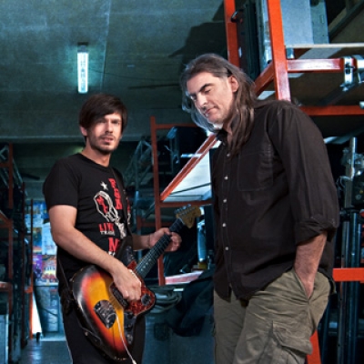 Ο Φίλιππος Πλιάτσικας παρέα με τον Μύρωνα Στρατή