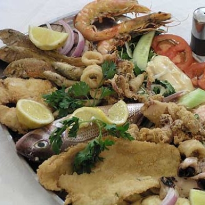 Ποικιλία θαλασσινών...