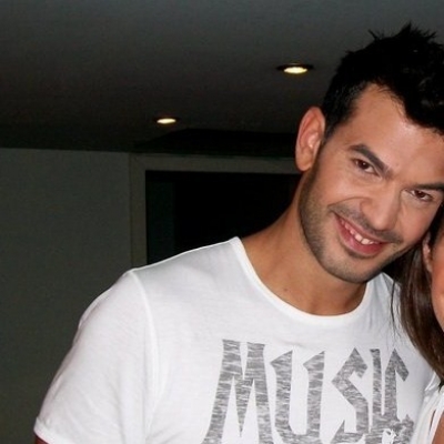 Backstage με τον Γιώργο Τεντζεράκη...