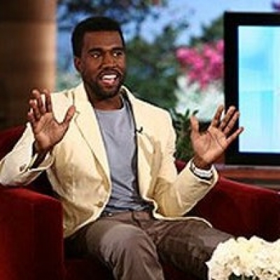 Ο Kanye West αποκαλύπτεται στην Ellen De Generes
