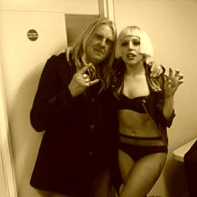 Ο Frontman των SAXON συναντιέται με τη Lady Gaga 