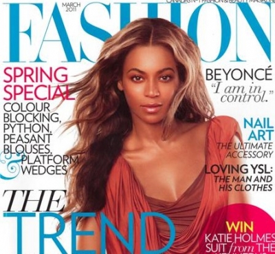 Η Beyonce εξώφυλλο στο Fashion