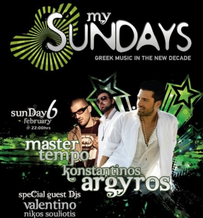 Κωνσταντίνος Αργυρός & Master Tempo καλεσμένοι του Sfera My Sundays @ Divine!