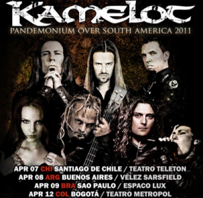 Οι Kamelot ξεκίνησαν την νότιο-Αμερικάνικη περιοδεία τους με τραγουδιστή τον Fabio Lione