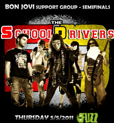 Οι SchoolDrivers 5/5 στο Fuzz Club (Bon Jovi Support Semifinals)!
