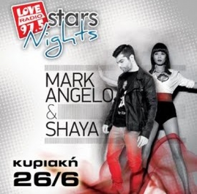 Απόψε Mark Angelo & Shaya live @ Shisha club!