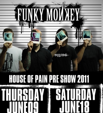 Funky Monkey - Pre-Show events σε Αθήνα & Θεσσαλονίκη!