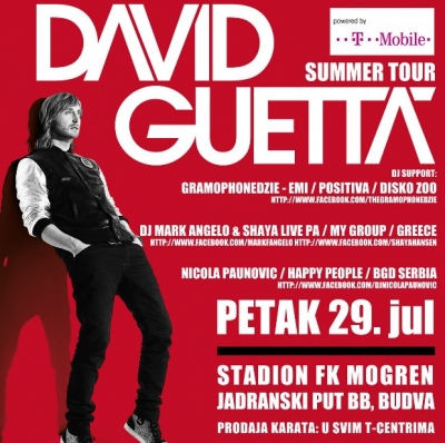 Mark Angelo & Shaya support act στον David Guetta!