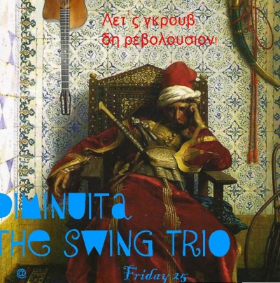 DIMINUITA: The swing trio 25/9 @ Tiki Bar!