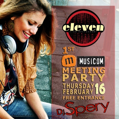 1ο Musicom meeting party στο Eleven στις 16/2