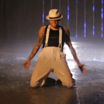 Στα γυρίσματα του νέου video clip του Chris Brown