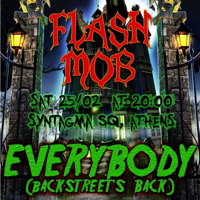 Tο πρώτο Backstreet Boys FlashMob στην Ελλάδα!