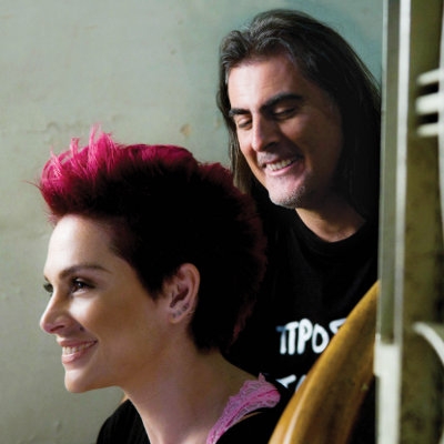 Ο Φίλιππος Πλιάτσικας και η Ελεωνόρα Ζουγανέλη στη Θεσσαλονίκη στις 6/6