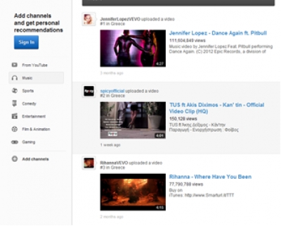 Η Spicy στην κορυφή του youtube!