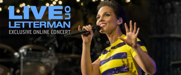 H Alicia Keys καθηλώνει το κοινό της εκπομπής του David Letterman!