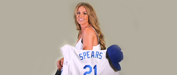 H Britney Spears στο trailer των Los Angeles Dodgers!