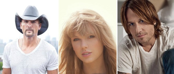 Taylor Swift, Keith Urban και Tim McGraw μαζί στη σκηνή των βραβείων ACM