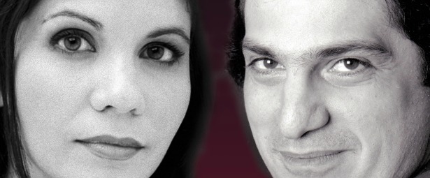 O Βασίλης Τσαμπρόπουλος και η Νεκταρία Καραντζή στο Μέγαρο Μουσικής Αθηνών 29/4