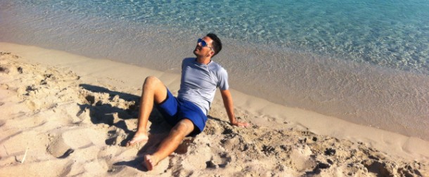 Θανάσης Βασιλάκος: Στιγμές χαλάρωσης στην Ελαφόνησο… (Δείτε φωτογραφίες)!