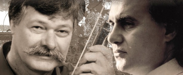 Ο Χαράλαμπος Γαργανουράκης και ο Νίκος Ανδρουλάκης στο Γυάλινο Μουσικό Θέατρο 14 & 21/2