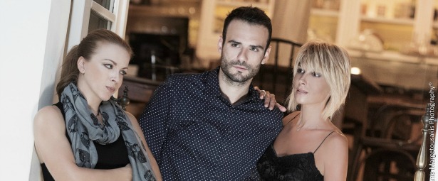 Ο Χάρης Μακρής, η Άσπα Θεοφίλου και η Κατερίνα Ντίνου στο Ρυθμός Stage 19,26/9 & 3,10/10