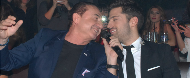 Ο Λευτέρης Πανταζής γιόρτασε την ονομαστική του εορτή κι οι Γιάννης Αϊβάζης και Κώστας Φραγκολιάς διασκέδασαν στο Posidonio!!