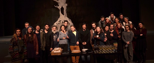 Ο θίασος της παράστασης ‘Ηρακλής, Οι 12 Άθλοι’ έκοψε πίτα... Δείτε φωτογραφίες!