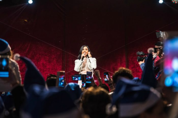 Η Λένα Ζευγαρά στα εγκαίνια του The Christmas Factory!